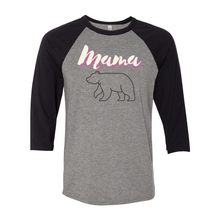Load image into Gallery viewer, Mama Bear Raglan T-Shirt