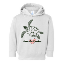 Load image into Gallery viewer, Save The Turtles Pullover Heart Hoodie
