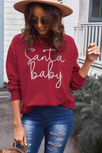 Load image into Gallery viewer, Christmas SANTA BABY Graphic Sweatshirt