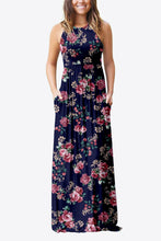 Load image into Gallery viewer, Empire Waist Sleeveless Dress with Pockets