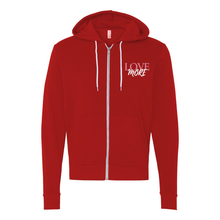 Load image into Gallery viewer, Love More Zip Up Hoodie