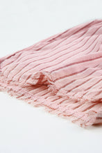 Load image into Gallery viewer, Striped Frayed Hem Paperbag Shorts