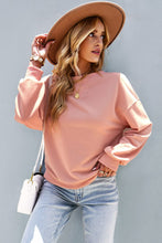 Load image into Gallery viewer, Dropped Shoulder Balloon Sleeve Sweatshirt