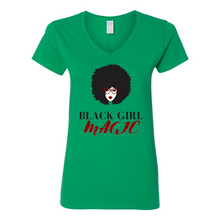 Load image into Gallery viewer, Black Girl Magic V-Neck T-Shirt