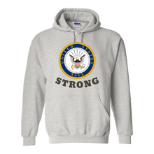 Load image into Gallery viewer, Navy Strong Hoodie