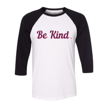Load image into Gallery viewer, Be Kind Raglan Tee T-Shirt