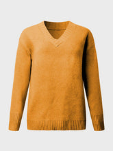Load image into Gallery viewer, V-Neck Long Sleeve Knit Top