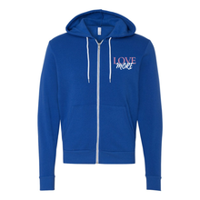 Load image into Gallery viewer, Love More Zip Up Hoodie
