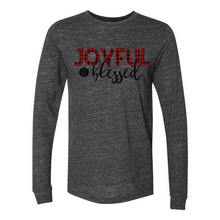 Load image into Gallery viewer, Joyful & Blessed Long Sleeve Tee
