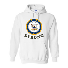 Load image into Gallery viewer, Navy Strong Hoodie