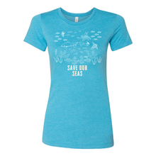Load image into Gallery viewer, Save Our Seas Fitted Tee