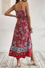 Load image into Gallery viewer, Bohemian Decorative Button Spaghetti Strap Dress