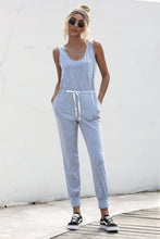 Load image into Gallery viewer, Knot Sleeveless Waist Jumpsuit