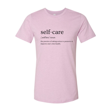 Load image into Gallery viewer, Self Care Definition (Black Lettering) Tee