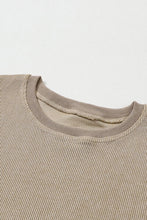 Load image into Gallery viewer, Heart Round Neck Dropped Shoulder Sweatshirt