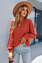 Load image into Gallery viewer, Dropped Shoulder Balloon Sleeve Sweatshirt