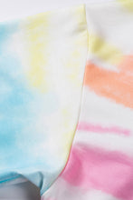 Load image into Gallery viewer, Tie-Dye Boat Neck Batwing Sleeve Tee