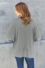 Load image into Gallery viewer, Double Take Full Size Round Neck Long Sleeve T-Shirt