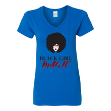 Load image into Gallery viewer, Black Girl Magic V-Neck T-Shirt