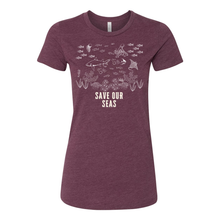 Load image into Gallery viewer, Save Our Seas Fitted Tee