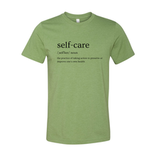 Load image into Gallery viewer, Self Care Definition (Black Lettering) Tee