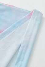 Load image into Gallery viewer, Tie-Dye Boat Neck Batwing Sleeve Tee
