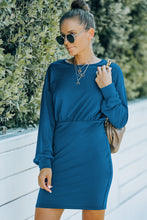 Load image into Gallery viewer, Drop Shoulder Pencil Hem Dress