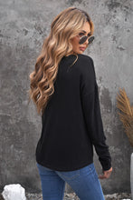 Load image into Gallery viewer, Button Up Drop Shoulder Top