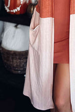 Load image into Gallery viewer, Color Block Long Sleeve Cardigan