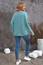 Load image into Gallery viewer, Button Up Drop Shoulder Top