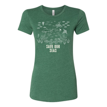 Load image into Gallery viewer, Save Our Seas Fitted Tee