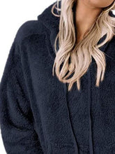 Load image into Gallery viewer, Drawstring Teddy Hoodie with Pocket