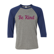 Load image into Gallery viewer, Be Kind Raglan Tee T-Shirt