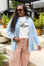 Load image into Gallery viewer, Simply Love Full Size MAYBE SHE'S A WILDFLOWER Short Sleeve T-Shirt