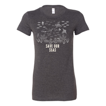 Load image into Gallery viewer, Save Our Seas Fitted Tee
