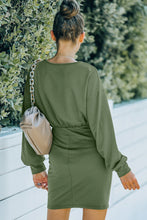 Load image into Gallery viewer, Drop Shoulder Pencil Hem Dress