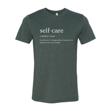 Load image into Gallery viewer, Self Care Definition (White Lettering) Tee
