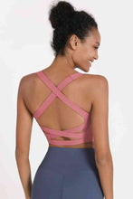 Load image into Gallery viewer, Crisscross Open Back Cropped Sports Cami