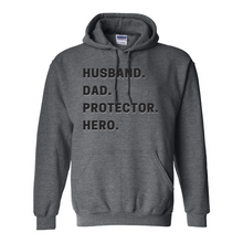 Load image into Gallery viewer, Husband Dad Protector Hero Hoodie