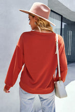 Load image into Gallery viewer, Dropped Shoulder Balloon Sleeve Sweatshirt