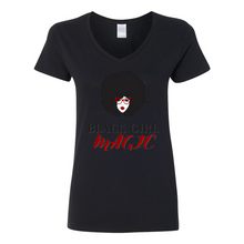 Load image into Gallery viewer, Black Girl Magic V-Neck T-Shirt