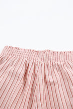 Load image into Gallery viewer, Striped Frayed Hem Paperbag Shorts
