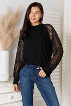 Load image into Gallery viewer, Double Take Round Neck Raglan Sleeve Blouse