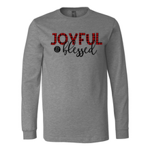 Load image into Gallery viewer, Joyful & Blessed Long Sleeve Tee