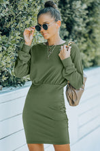 Load image into Gallery viewer, Drop Shoulder Pencil Hem Dress