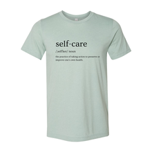 Load image into Gallery viewer, Self Care Definition (Black Lettering) Tee