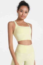 Load image into Gallery viewer, Crisscross Open Back Cropped Sports Cami