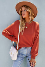 Load image into Gallery viewer, Dropped Shoulder Balloon Sleeve Sweatshirt