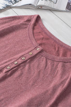 Load image into Gallery viewer, Button Up Drop Shoulder Top