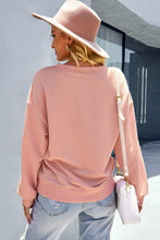 Load image into Gallery viewer, Dropped Shoulder Balloon Sleeve Sweatshirt